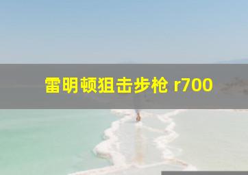 雷明顿狙击步枪 r700